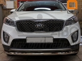 CAN Otomotiv Защита переднего бампера одинарная d 60 мм, нерж. KIA (киа) Sorento/Соренто Prime 15-