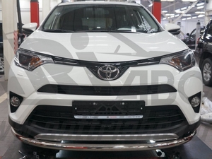 CAN Otomotiv Защита переднего бампера одинарная d 60 мм, нерж. TOYOTA (тойота) RAV4/рав 4 15- - Автоаксессуары и тюнинг