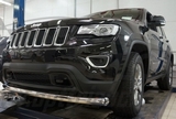 CAN Otomotiv Защита переднего бампера одинарная d 76 мм, нерж. JEEP (джип) Grand/Грандр Cherokee/чероки 11-/13-