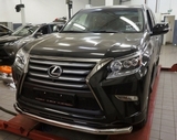 CAN Otomotiv Защита переднего бампера одинарная d 76 мм, нерж. LEXUS (лексус) GX460 13-