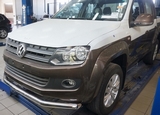 CAN Otomotiv Защита переднего бампера одинарная d 76 мм, нерж. VW Amarok/амарок 10-