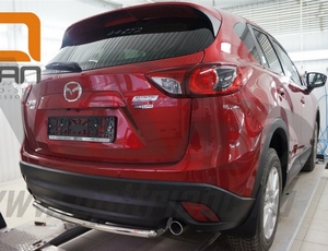 CAN Otomotiv Защита заднего бампера одинарная d 42 мм, нерж. MAZDA (мазда) CX-5/CX 5 12-/15- - Автоаксессуары и тюнинг