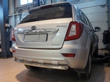 CAN Otomotiv Защита заднего бампера одинарная d 60 мм, нерж. LIFAN X60 12-