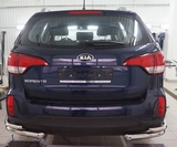 CAN Otomotiv Защита заднего бампера уголки d 60/42 мм, нерж. KIA (киа) Sorento/Соренто 13-