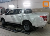 CAN Otomotiv Защита заднего бампера уголки d 76 мм, нерж. MITSUBISHI (митсубиси) L200 15-