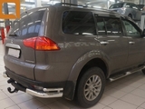 CAN Otomotiv Защита заднего бампера уголки d 76/42 мм, нерж. MITSUBISHI (митсубиси) Pajero/паджеро Sport 08-15