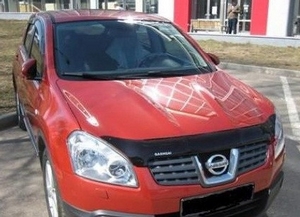 EGR Дефлектор капота, темный с надписью NISSAN (ниссан) Qashqai/кашкай +2/кашкай 07- - Автоаксессуары и тюнинг