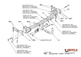 Imiola Фаркоп (без электрики) VW Caddy/кадди 04-09