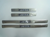 JMT Накладки на дверные пороги с логотипом и LED подсветкой, нерж. VW Jetta VI 11-