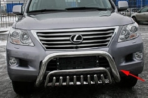 Lexus Решетка передняя мини 76 мм низкая LEXUS (лексус) LX570 07-11 - Автоаксессуары и тюнинг