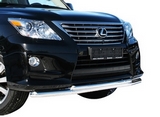 Lexus Защита переднего бампера 60/42 мм двойная Lexus LX 570 Sport Package 2010- LEXUS (лексус) LX570 10-