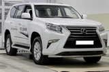 Lexus Защита переднего бампера труба 60 мм LEXUS GX460 13-