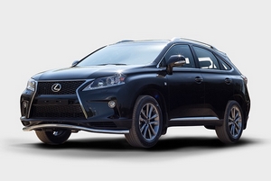 Lexus Защита переднего бампера труба 60 мм широкая LEXUS (лексус) RX270/RX350/450h Sport 12- - Автоаксессуары и тюнинг