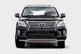 Lexus Защита переднего бампера труба 60/42 мм двойная LEXUS (лексус) LX570 12-