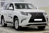 Lexus Защита переднего бампера труба 60/60 мм двойная LEXUS (лексус) GX460 13-