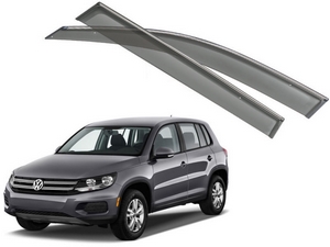 OEM-Tuning Дефлекторы боковых окон с хромированным молдингом, OEM Style (4 части) VW Tiguan/тигуан 08-/11- - Автоаксессуары и тюнинг