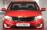 OEM_DRL Штатные светодиодные дневные ходовые огни (ДХО) , комлект. KIA (киа) Rio 11-14