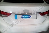 Omsa_Line Накладка над номером на крышку багажника, нерж. HYUNDAI (хендай) Elantra/элантра 11-15