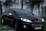 Omsa_Line Нижние молдинги стекол, нерж., 4 части PEUGEOT (пежо) 407 05-