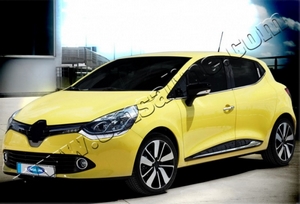 Omsa_Line Нижние молдинги стекол, нерж., 8 частей (HB 5D) RENAULT (рено) Clio/Клио IV 13- - Автоаксессуары и тюнинг