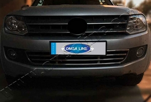 Omsa_Line Решетка в передний бампер, нерж. VW Amarok/амарок 10- - Автоаксессуары и тюнинг