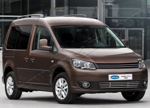 Omsa_Line Решетка в передний бампер, нерж. VW Caddy/кадди 10-14 - Автоаксессуары и тюнинг