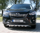 Seko Решетка в бампер нижняя 16мм, нерж. MAZDA (мазда) CX-5/CX 5 12-