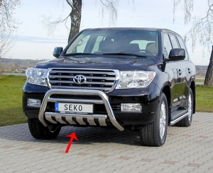 Seko Защита картера 60 мм, нерж. TOYOTA (тойота) Land Cruiser/круизер/ленд крузер J200 07-/12- - Автоаксессуары и тюнинг