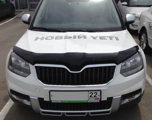 SIM Дефлектор капота, темный SKODA (шкода) Yeti/ети 14- - Автоаксессуары и тюнинг