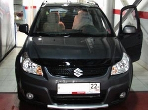 SIM Дефлектор капота, темный SUZUKI (сузуки) SX 4 06-/10- - Автоаксессуары и тюнинг