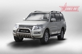 Souz-96 Решетка передняя мини низкая с защитой 76 мм MITSUBISHI (митсубиси) Pajero/паджеро V80 14-