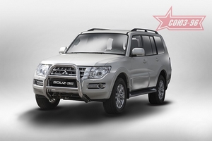 Souz-96 Решетка передняя мини высокая 76/60 мм MITSUBISHI (митсубиси) Pajero/паджеро V80 14- - Автоаксессуары и тюнинг