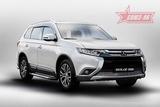 Souz-96 Решётка в бампер 10 мм - хром. заглушки MITSUBISHI (митсубиси) Outlander/оутлендер 15-