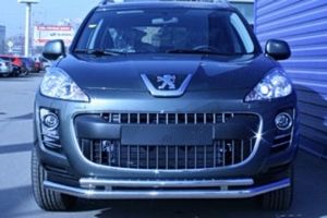 Souz-96 Защита переднего бампера 60/42 мм двойная PEUGEOT (пежо) 4007 07- - Автоаксессуары и тюнинг