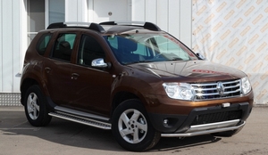 Souz-96 Защита переднего бампера труба 42 мм RENAULT (рено) Duster/дастер/дастер 11- - Автоаксессуары и тюнинг