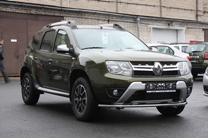 Souz-96 Защита переднего бампера труба 42 мм RENAULT (рено) Duster/дастер/дастер 15- - Автоаксессуары и тюнинг