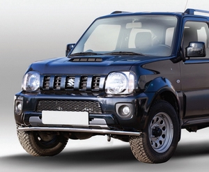 Souz-96 Защита переднего бампера труба 42 мм SUZUKI (сузуки) Jimny/джимни 12- - Автоаксессуары и тюнинг