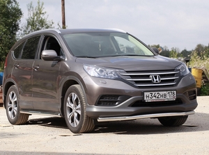 Souz-96 Защита переднего бампера труба 60 мм HONDA (хонда) CRV 12- - Автоаксессуары и тюнинг