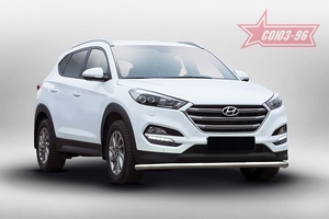 Souz-96 Защита переднего бампера труба 60 мм HYUNDAI (хендай) Tucson 16- - Автоаксессуары и тюнинг