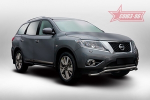 Souz-96 Защита переднего бампера труба 60 мм Premium NISSAN (ниссан) Pathfinder 14- - Автоаксессуары и тюнинг