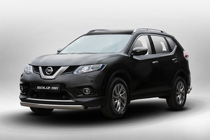 Souz-96 Защита переднего бампера труба 75x42 мм овальная NISSAN (ниссан) X-Trail 14- - Автоаксессуары и тюнинг