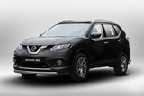 Souz-96 Защита переднего бампера труба 75x42 мм овальная NISSAN (ниссан) X-Trail 14-