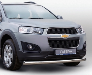 Souz-96 Защита переднего бампера труба 76 мм CHEVROLET (шевроле) Captiva/каптива 13- - Автоаксессуары и тюнинг