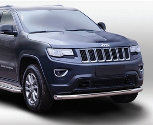 Souz-96 Защита переднего бампера труба 76 мм JEEP (джип) Grand/Грандр Cherokee/чероки 13- - Автоаксессуары и тюнинг