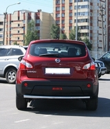 Souz-96 Защита заднего бампера 60 мм NISSAN (ниссан) Qashqai/кашкай +2/кашкай 07-/10-