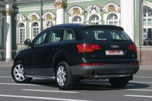 Souz-96 Защита заднего бампера труба 60 мм AUDI (ауди) Q7 06- - Автоаксессуары и тюнинг