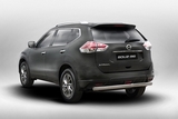 Souz-96 Защита задняя 75x42 мм овальная NISSAN (ниссан) X-Trail 14-