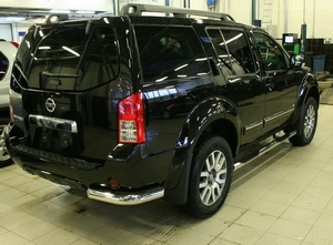 Souz-96 Защита задняя уголки 76 мм (компл 2шт) NISSAN (ниссан) Pathfinder 10- - Автоаксессуары и тюнинг