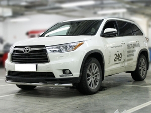 Технотек Защита передняя низкая d-60 TOYOTA (тойота) Highlander 14- - Автоаксессуары и тюнинг