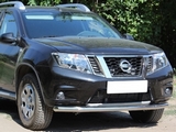 Технотек Защита передняя трубообразная d-60 с подгибами NISSAN (ниссан) Terrano III 14-